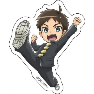 leviskinnyjeans:  Cafereo has announced a set of Shingeki! Kyojin Chuugakkou acrylic badges. These 5cm badges will go on sale mid November and retail for 500 yen each or 6,500 yen for the entire 13 piece set.  Source 