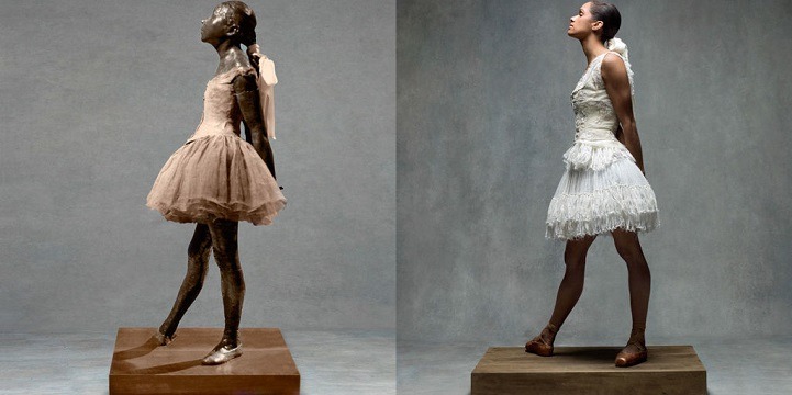 mymodernmet:  Misty Copeland Elegantly Recreates the Iconic Ballet Paintings of Edgar