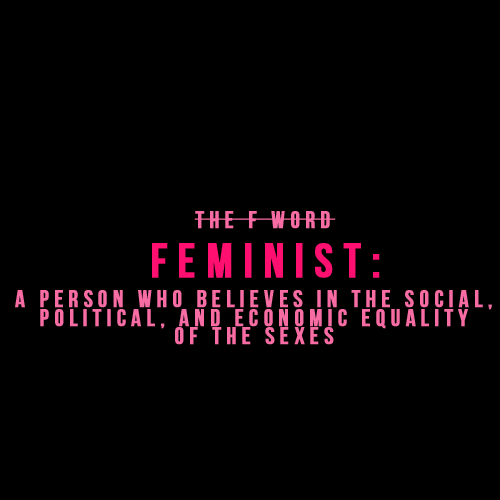loganmars:  the f-word: a mix for fellow angry feminists (coverart inspired by)  01. flawless*** - beyonce, 02. bad girls - m.i.a, 03. hollaback girl - gwen stefani, 04. sex yeah - marina and the diamonds, 05. that’s not my name - the ting tings, 06.