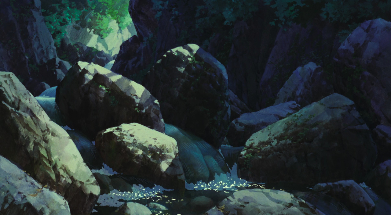 ghibli-collector:  The Landscape Art of Hayao Miyazaki’s Princess Mononoke (1997)