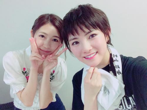 mayuwatanabe:  Watanabe Mayu went to see Majisuka Gakuen ~Lost In The SuperMarket~ todayOkada Nana&r