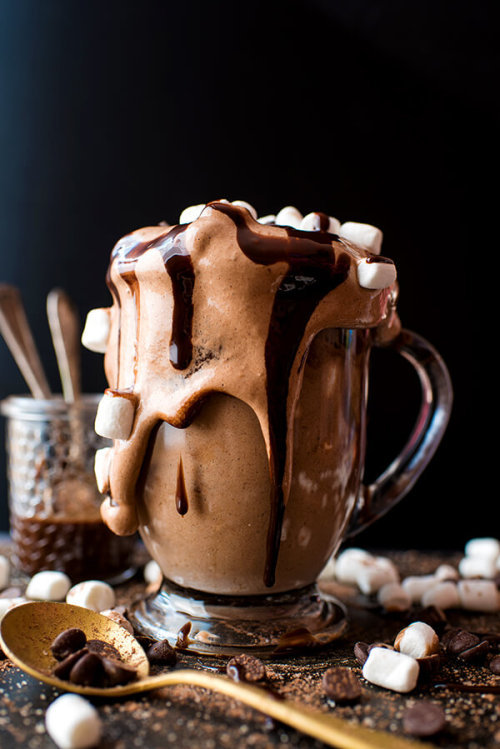 sweetoothgirl:hot chocolate anyone? 🍫☕️❄️(recipes porn pictures