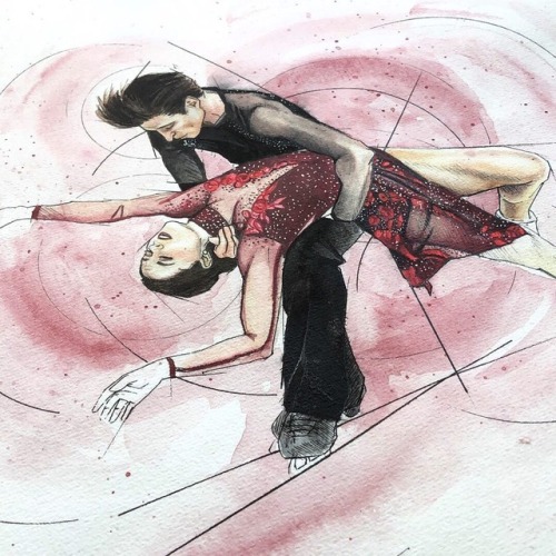 mysticseasons:lcross.art: ‘Moulin Rouge’ - Tessa Virtue &amp; Scott Moir _A limited 