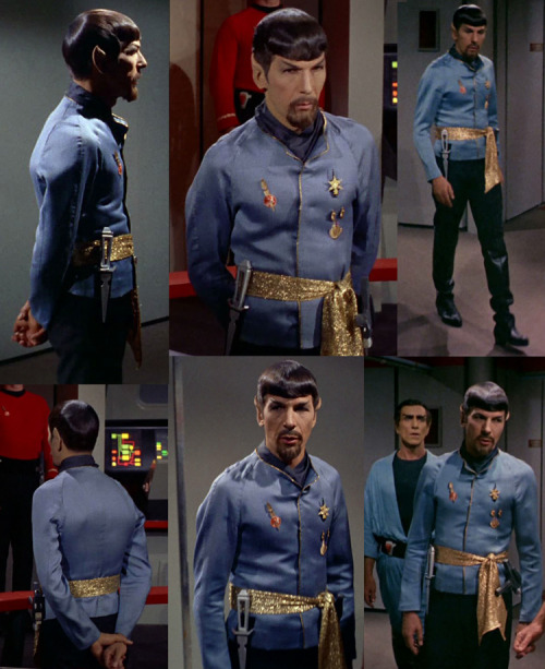 Mirror Universe uniforms: Spock