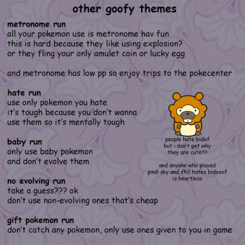 tinytheursaring: Updated version of my old Nuzlocke alternatives guide. I hear people say they&rsquo