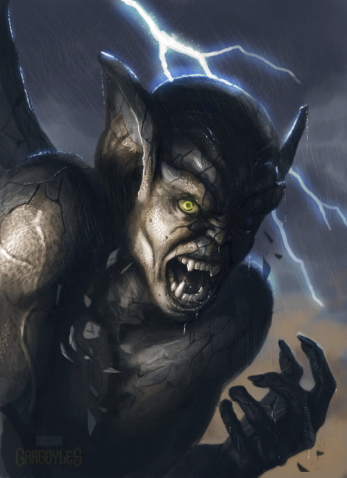 insydejoke:  Realistic Gargoyles by digitaltofu