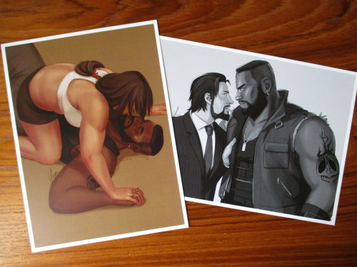 My printer was having a sale so I thought I’d try out a new size. These guys are 6x8″ and are now av