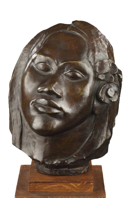 europeansculpture:Paul GAUGUIN (1848-1903) -  Tahitian head, Also known under the title « Tehura » o