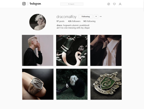 zenikninas: hogwarts on instagram ⇢ the silver trio: draco, blaise, pansy for @brekkers 