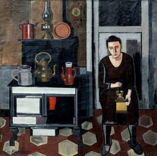 salantami: Woman in a Kitchenoil on canvasJean Brusselmans1935
