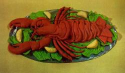 pressworksonpaperblog:  pallie davis’ lobster