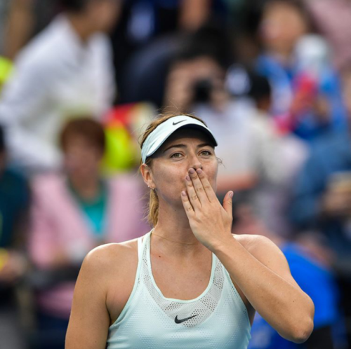 alwayswithsharapova:Maria Sharapova defeated 6-3 6-3 Zarina Diyas and is in the Shenzen Open Semifin