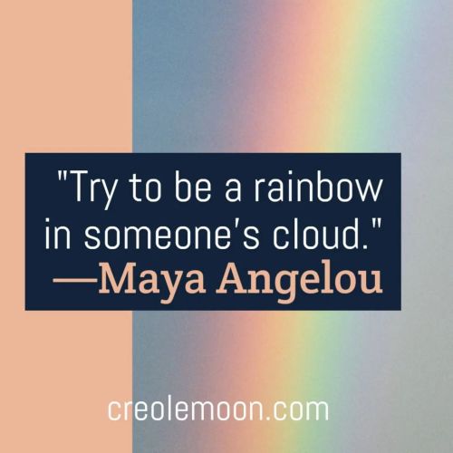 Be a rainbow, y'all.#rainbow #witchqueens #marielaveau #mayaangelou #creolemoon (at Saint Johns, A