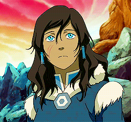 giffingkorra:   korra + hair down  requested by anon 