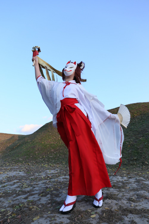 Cute Cosplay GIrl Higurashi Rin (Kitsune-Chan 3) 1-1