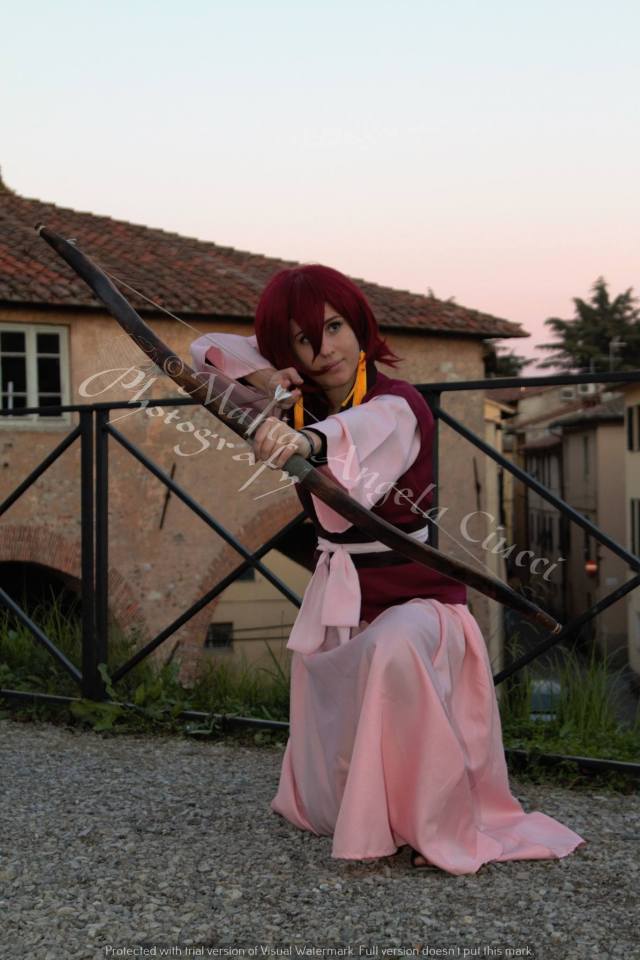 Back again with Yona :)) But I have also my love who cosplay Hak, soon I will post some photo with him  #akatsuki no yona  #akatsuki no yona cosplay #yona cosplay#yona #lucca comics 2016