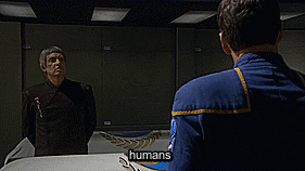 Humans + Vulcans = 1 / 2 Federation