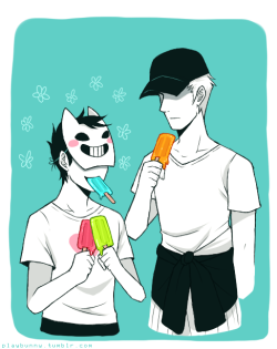 Playbunny:  It’s Been So Hot Lately Ive Just Been Eating Popsicles All Day So Naturally