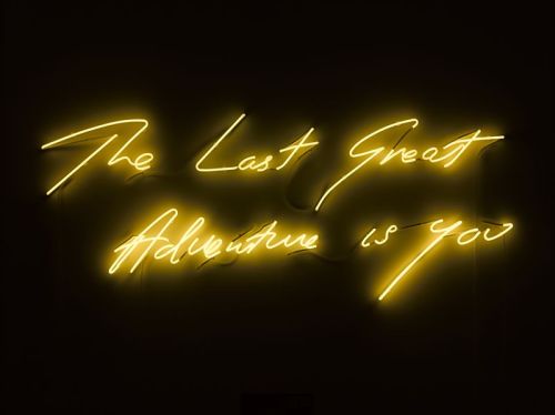 octopusgirl:The Last Great Adventure is you, Tracey Emin, 2013