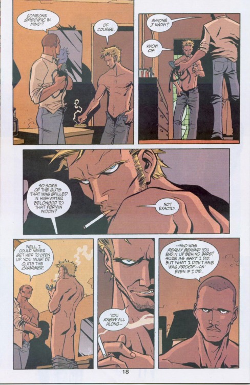 scix-in-the-back-row:  slack-of-all-trades:  #Constantine isn’t bi? #BiBlazer #BiConstantine  I’m a big fan of Hellblazer, and I thought the Constantine film was okay, but had nothing to do with the John Constantine of Hellblazer.  The new, proposed