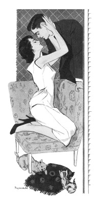 notpulpcovers:  1955 illustration by Douglas Hills http://flic.kr/p/nPUNSA 
