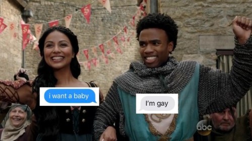 incorrect-galavant: Galavant ships as the “I want a baby” meme (part one)part two