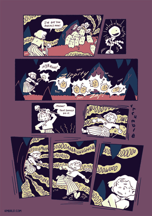 magical girl to the rescue! a comic assignment focusing on depicting sound