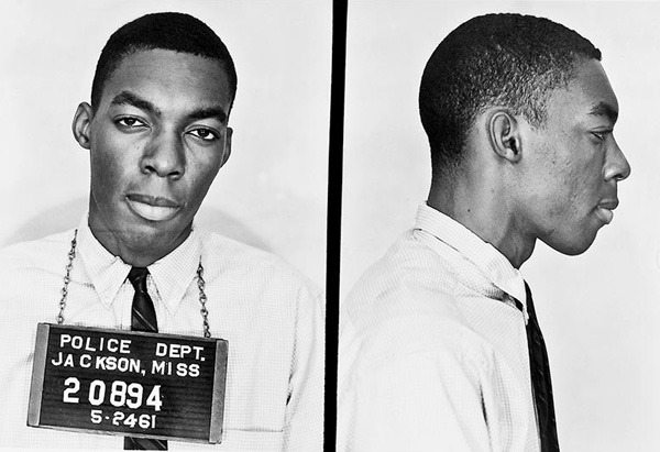 modbeatnik:  Mugshots of Freedom Riders after being arrested for protesting in Jackson