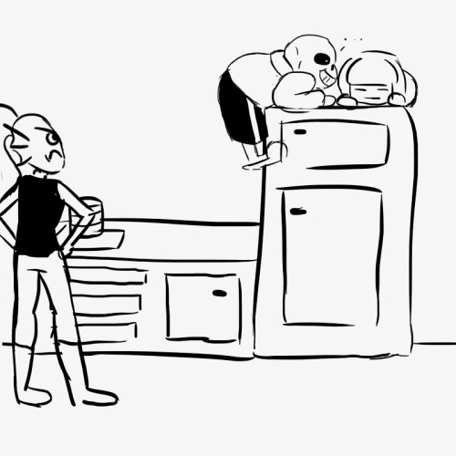 shingshingshiny:  I asked @thequalitytoddler what I should draw and she said “Frisk sitti