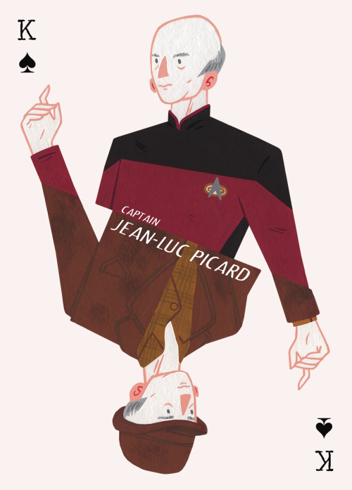 stinkyinkyjess:Star Trek The Next Generation Themed Playing Cards - Available to purchase here