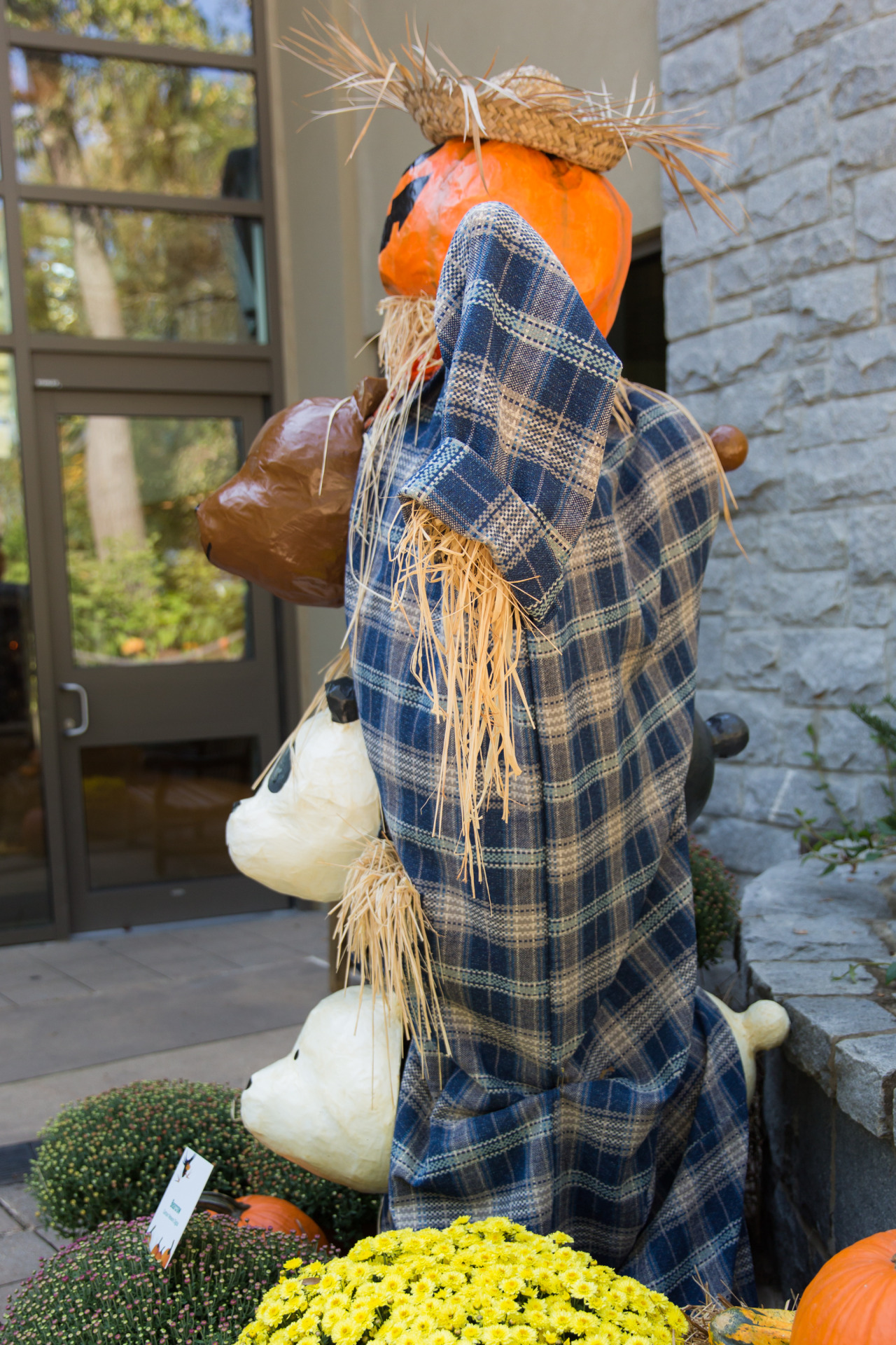 We Bare Bears Bearcrow at the Atlanta Botanical Gardens