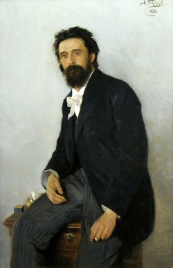 Vladimir Makovsky (1846–1920) - Portrait of a painter Sergey Korovin - 1892 oil on canvas, National Museum in Warsaw, Poland