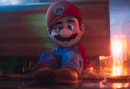 Mario Gets Back Up.