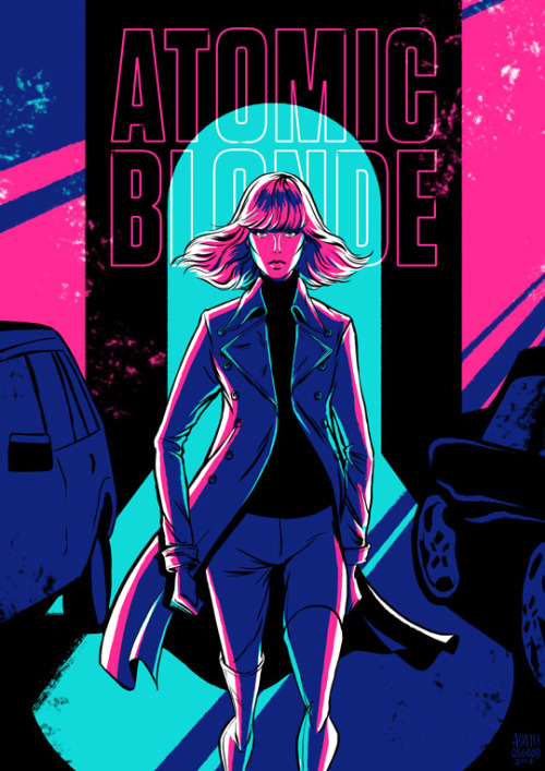 atomicblonde-film: @adamosgood  vereint Neon und Style zu „Atomic Blonde Shadows“