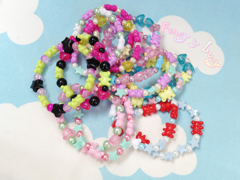 PARTNER SHOP PROMO POST!!  FANCY BY LUCY ♥ The sweetest bracelets from all the intertnet!! Pastel st