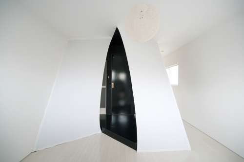 interiorframe:architags:SUGAWARADAISUKE. CELL + fabric/wood 01 : fabric. Tokyo, Japan. photos © Ota 