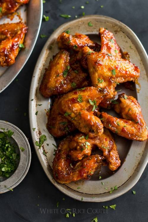 Sticky Asian Chicken Wings