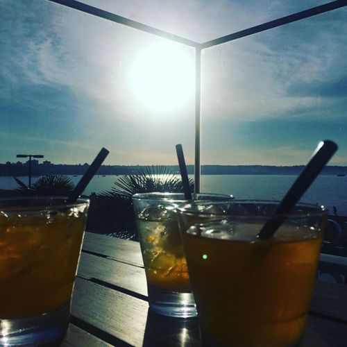 From Gastroposter Kriti Dewan, via Instagram: Sunshine in winter calls for drinks by the beach!