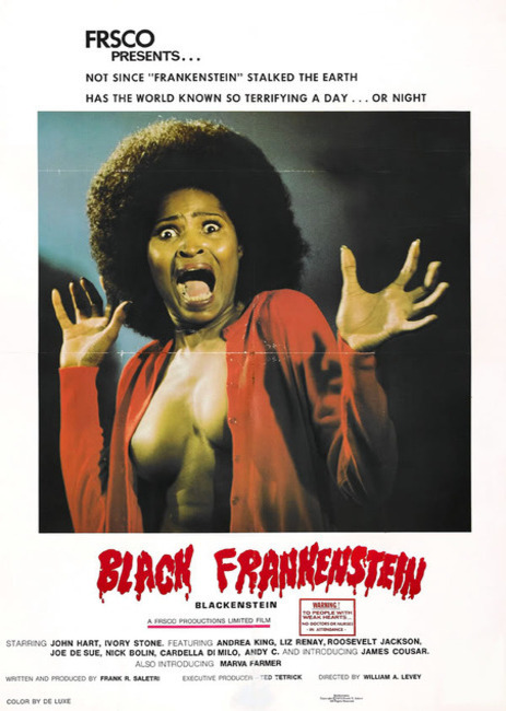 Like, of all the black monster movies, blackenstein made the least sense. it literally was just confusing. I remember watching it when I was a kid and being so lost. why would a black frankenstein not just be frankenstein? and even more meta, the guy