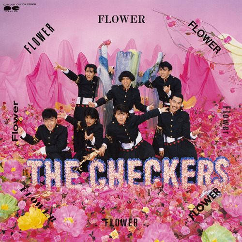 Japanese Album Cover: The Checkers - Flower. Yukimasa Okumura. 1986