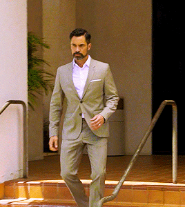 shadesalvarez:Miguel in that Gray/Tan Suit 2.07 Tohil