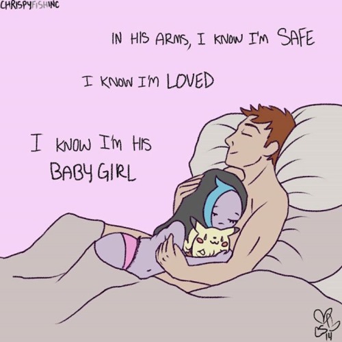 boobookitty24:  wolfsprincess:  The cutest series ever. Also, my life.  Life is only okay when Daddy is in it. 