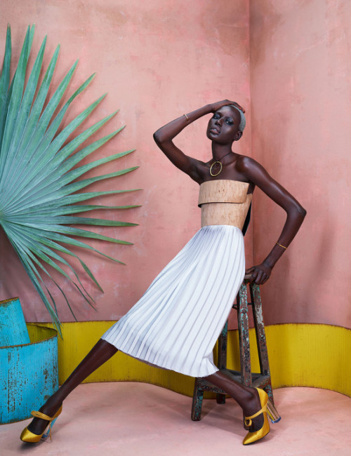 lucesolare:Ajak Deng and Maria Borges by Ed Singleton for Models.com