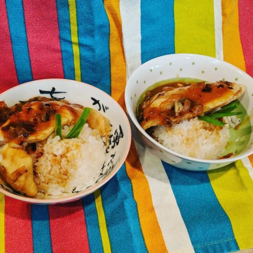 Tilapia fillets poached in Shitake Miso dashi with caramelized onions www.instagram.com/p/Ce