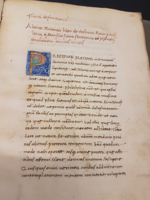 LJS 438 -  [Neoplatonic and Neopythagorean translations]There are some manuscripts that are fighting