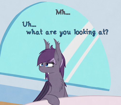 askheartandviolet:  [Heart Song]: “Ohhhh, bat burn!”   >w<!