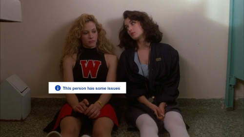 coolguyslikeyou:Heathers + Screenshots of Despair