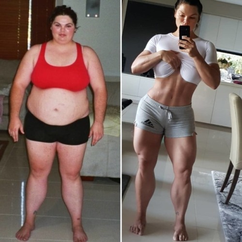 Before and after fitness