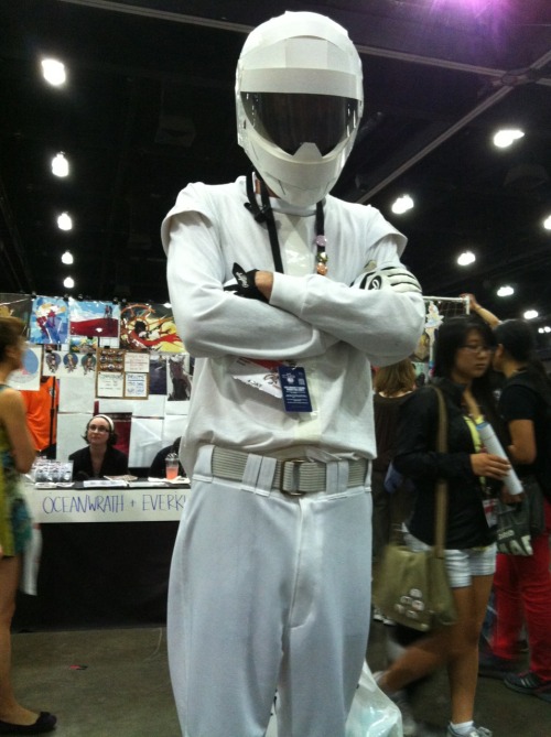 Anime Expo is over…!! I don’t know how I survived Botcon artist alley then AX artist alley, but I did it! Please have a guy cosplaying the Stig :)