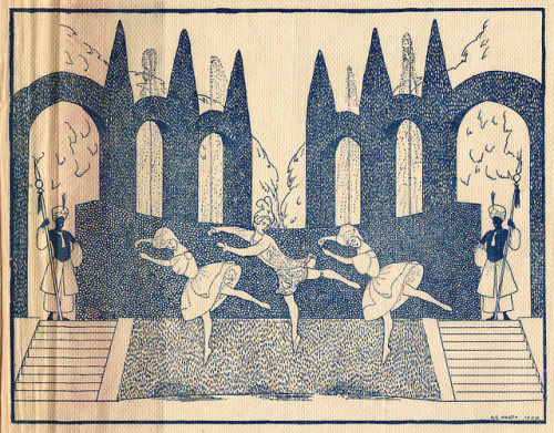 André Édouard Marty (1882-1974), “Souvenir Program The Firebird”, June 1910Source